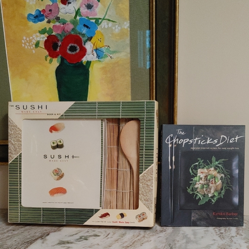 Sushi Set Plus Japanese-Inspired Cookbook